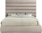 Adam Chenille Fabric Upholstered Bed - Image 3