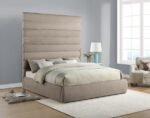 Adam Chenille Fabric Upholstered Bed - Image 2