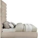 Adam Chenille Fabric Upholstered Bed - Image 4
