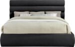 Adam Chenille Fabric Upholstered Bed - Image 3