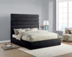 Adam Chenille Fabric Upholstered Bed - Image 2