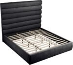 Adam Chenille Fabric Upholstered Bed - Image 7