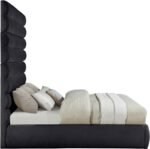 Adam Chenille Fabric Upholstered Bed - Image 4