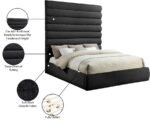 Adam Chenille Fabric Upholstered Bed - Image 10