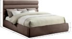 Adam Chenille Fabric Upholstered Bed - Image 9