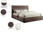 Adam Chenille Fabric Upholstered Bed - Image 10
