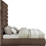 Adam Chenille Fabric Upholstered Bed - Image 4