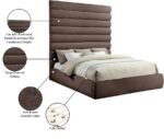 Adam Chenille Fabric Upholstered Bed - Image 10