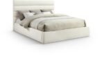 Adam Chenille Fabric Upholstered Bed