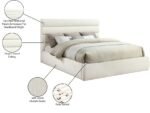 Adam Chenille Fabric Upholstered Bed - Image 10