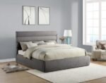 Adam Chenille Fabric Upholstered Bed - Image 2