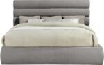 Adam Chenille Fabric Upholstered Bed - Image 3