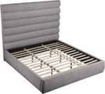 Adam Chenille Fabric Upholstered Bed - Image 7