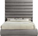 Adam Chenille Fabric Upholstered Bed - Image 3