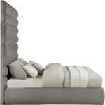 Adam Chenille Fabric Upholstered Bed - Image 4