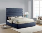 Adam Chenille Fabric Upholstered Bed - Image 2