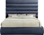 Adam Chenille Fabric Upholstered Bed - Image 3