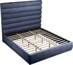 Adam Chenille Fabric Upholstered Bed - Image 7