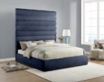 Adam Chenille Fabric Upholstered Bed - Image 2