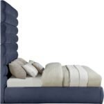 Adam Chenille Fabric Upholstered Bed - Image 4
