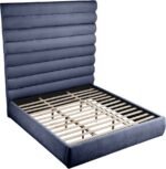 Adam Chenille Fabric Upholstered Bed - Image 7