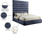 Adam Chenille Fabric Upholstered Bed - Image 10