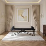 Gatsby Vegan Leather Upholstered Bench - Image 2