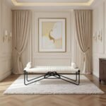 Gatsby Vegan Leather Upholstered Bench - Image 2