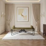 Gatsby Vegan Leather Upholstered Bench - Image 2
