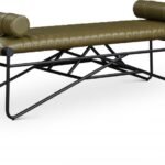 Gatsby Vegan Leather Upholstered Bench