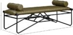 Gatsby Vegan Leather Upholstered Bench - Image 7