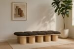 Pavilion Boucle Fabric Upholstered 10pc. Modular Bench - Image 2