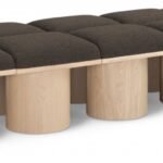 Pavilion Boucle Fabric Upholstered 10pc. Modular Bench