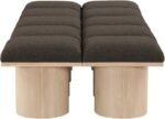 Pavilion Boucle Fabric Upholstered 10pc. Modular Bench - Image 4