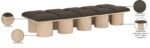 Pavilion Boucle Fabric Upholstered 10pc. Modular Bench - Image 7