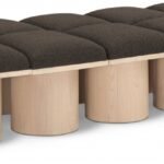 Pavilion Boucle Fabric Upholstered 10pc. Modular Bench