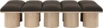 Pavilion Boucle Fabric Upholstered 10pc. Modular Bench - Image 3