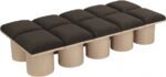 Pavilion Boucle Fabric Upholstered 10pc. Modular Bench - Image 5