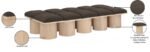 Pavilion Boucle Fabric Upholstered 10pc. Modular Bench - Image 8
