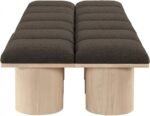 Pavilion Boucle Fabric Upholstered 12pc. Modular Bench - Image 4