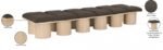 Pavilion Boucle Fabric Upholstered 12pc. Modular Bench - Image 7