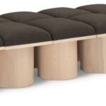 Pavilion Boucle Fabric Upholstered 12pc. Modular Bench