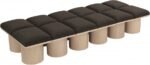 Pavilion Boucle Fabric Upholstered 12pc. Modular Bench - Image 5