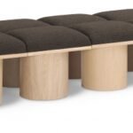 Pavilion Boucle Fabric Upholstered 14pc. Modular Bench