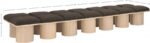 Pavilion Boucle Fabric Upholstered 14pc. Modular Bench - Image 6