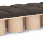 Pavilion Boucle Fabric Upholstered 14pc. Modular Bench