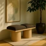 Pavilion Boucle Fabric Upholstered 2pc. Modular Bench - Image 2