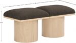 Pavilion Boucle Fabric Upholstered 2pc. Modular Bench - Image 7