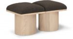 Pavilion Boucle Fabric Upholstered 2pc. Modular Bench