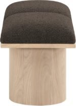 Pavilion Boucle Fabric Upholstered 2pc. Modular Bench - Image 4